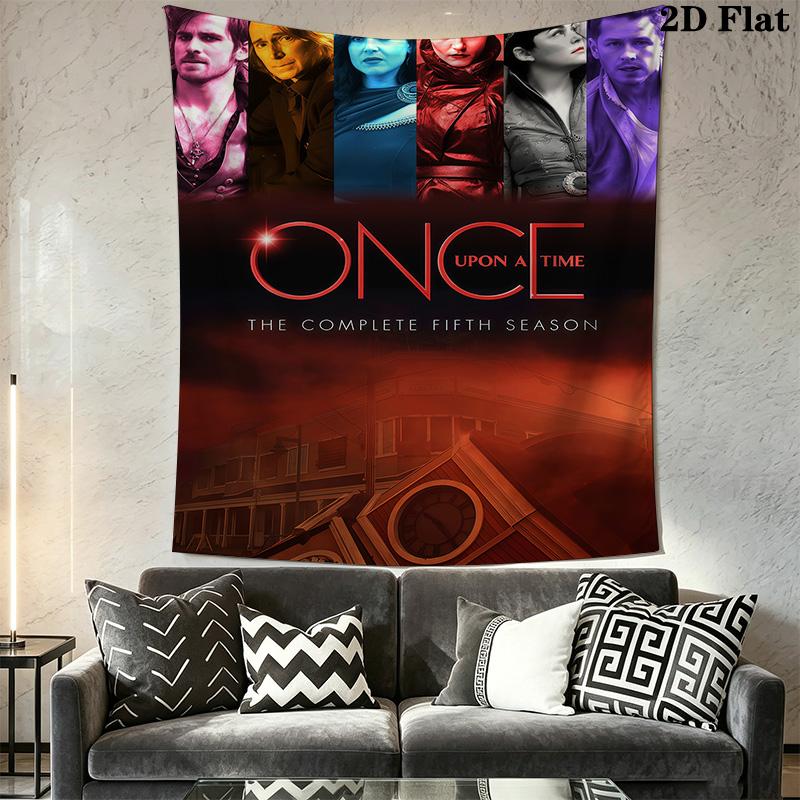 Once Upon Time Magic Unveiled Tapestry Background Cloth Fashion Print Soft Wall Decoration Background Cloth