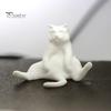 Ленивый толстый кот, украшение, 3D-печать, реалистичный дизайн, фигурка кота из PLA, реалистичная статуя животного, украшение для котенка