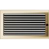 Крышка вентиляционная 22х37 позолоченная с жалюзи