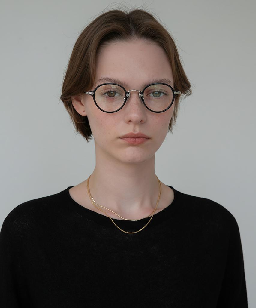 Lingkeonpeuleim 0706 Mad Craft Pure Titanium Eyeglass Frames Silver