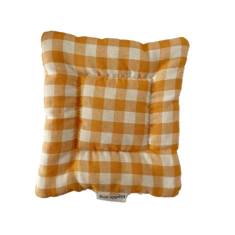 1 шт. подставка под приборы самодельные подставки под стол декор в клетку квадратная чашка кухонные принадлежности 15x15 см изоляционный коврик