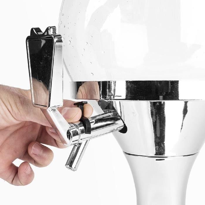 Distributeur de Bière Réfrigérant - TELE SHOPPING - Capacité 3,5 L - Robinet pratique
