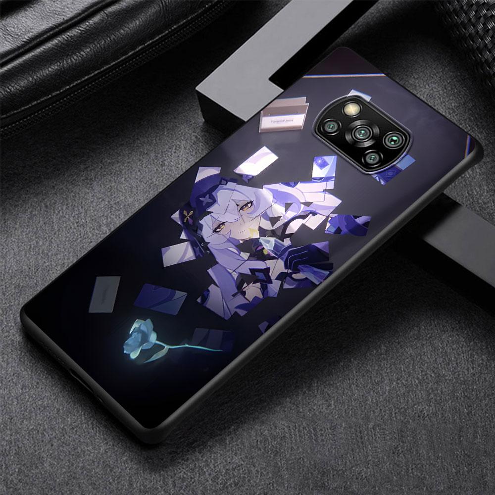 Чехол Black Swan Honkai Star Rail Dan Heng для Xiaomi Poco M5s X3 NFC X5 F3 M4 M3 Pro, черный, силиконовый, мягкий чехол для телефона
