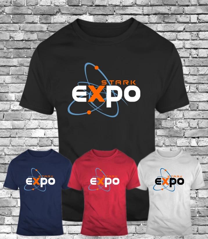 New stark expo funny best gift super hero iron tony men's t-shirt man tee geek