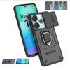 Для чехла Xiaomi Redmi 13 Чехол Redmi 13 Redmi13 Capas Armor Bumper Задняя противоударная сдвижная защита камеры Кольцо-держатель Fundas Redmi 13