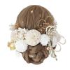 Bud Flower Hair Coming of Age Graduation Dried Gold Japanese Accessories [Bud Flower] Ornament, Ceremony, Ceremony, Flower, Mizuhiki, Leaf, Clothing,
