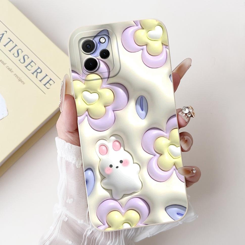 Для Huawei Nova Y61 Чехол Мягкий Силикон ТПУ Милый Конфетный Задняя Крышка Чехол для Телефона Для Huawei Nova Y 61 62 Y61 Y62 Чехол NovaY61 Fundas
