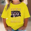 Youth Girl Streetwear Hot Katseye Print T Shirt Kids Summer Clothes Girls Short Sleeve T-Shirt Children's Fashion Tops