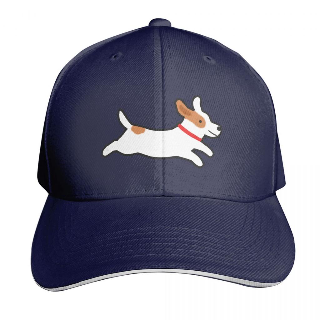 Cute Jack Russell Terrier Running Dog Baseball Cap hats for Unisex Mountaineering party Hat sailor cap for Unisex Unisexs Hats Womens