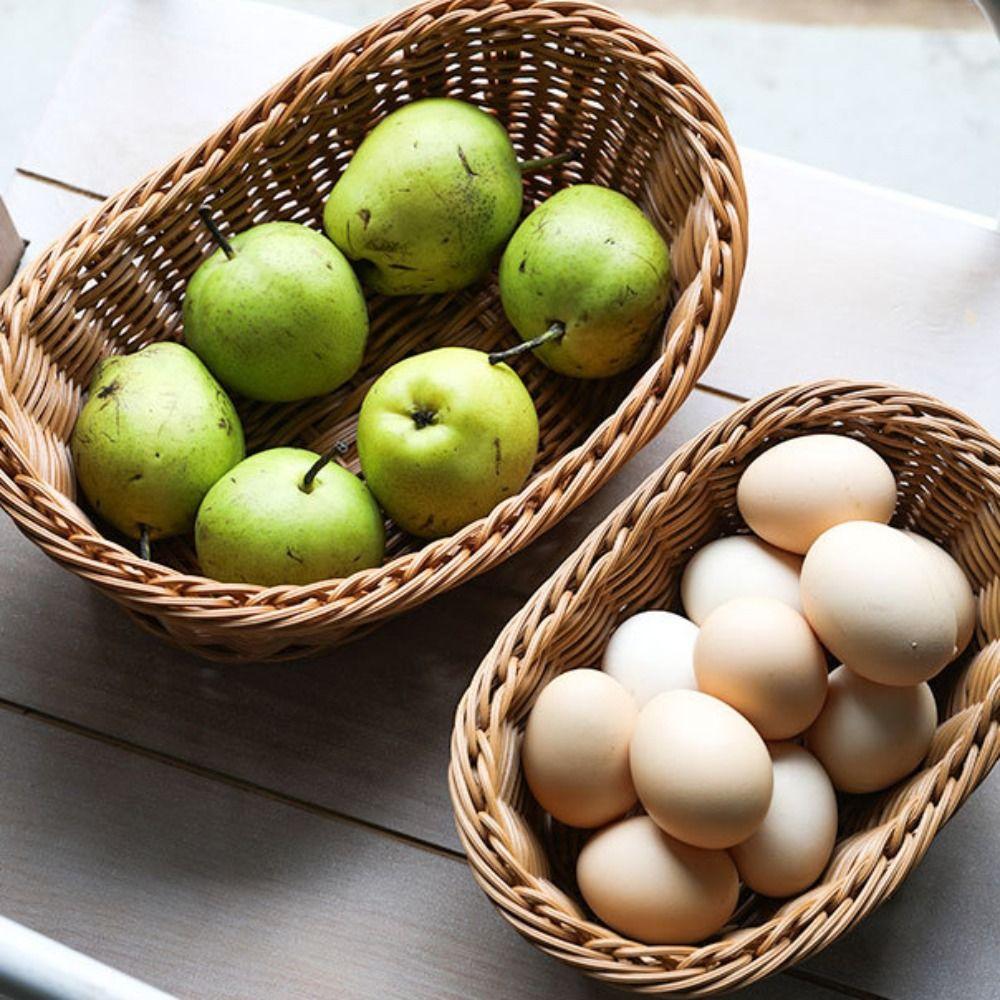 Plastic Fruit Tray Creative Desktop Clutter Box Desktop Ornament Storage Basket  Cake