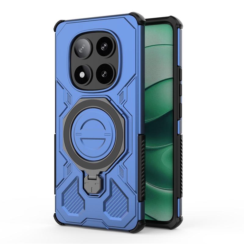 Magnetic Wireless Charge Cover For Xiaomi Poco X7 Pro F7 Ultra Phone Holder Armor Back Case For Poco X7 Cover For Poco X7 Case