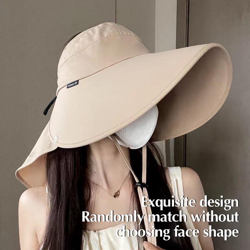 Летняя шляпа для женщин, защита шеи от ультрафиолета, солнцезащитный козырек для мужчин, для рыбалки, пешего туризма, широкополая шаль, солнцезащитный крем, кепка с хвостиком, не определено