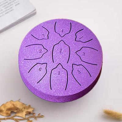 Глюкофон Стальной Язычковый Барабан 4 Дюйма 19 Нот Тон D Музыкальный инструмент Перкуссия Йога Эфирный M W7V5