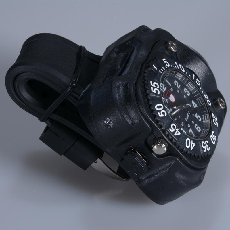 Горячий! 3в1 супер яркий светодиодный фонарик для часов, фонарик, компас, перезаряжаемые мужские наручные часы для занятий спортом на открытом воздухе