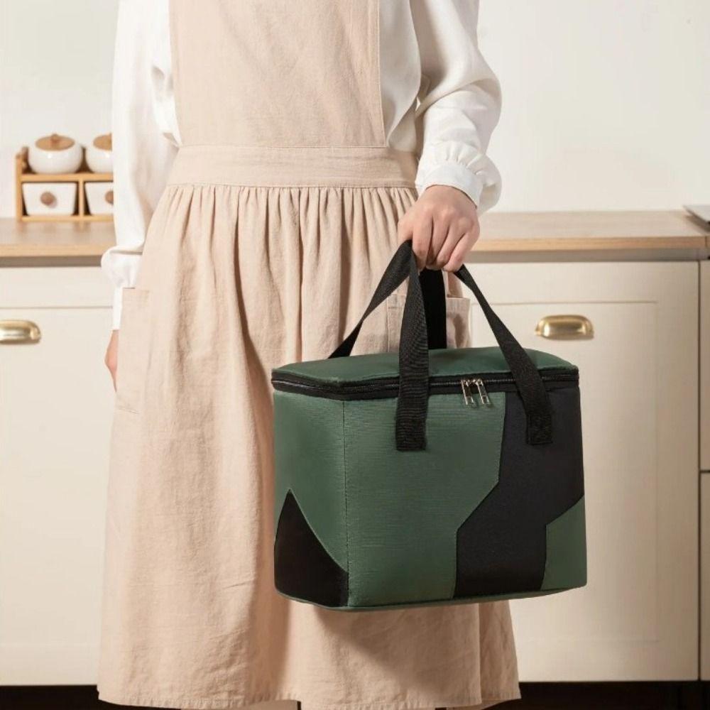 Large Capacity Insulation Bag Waterproof Food Storage Bags Casual Food Thermal Handbag Travel