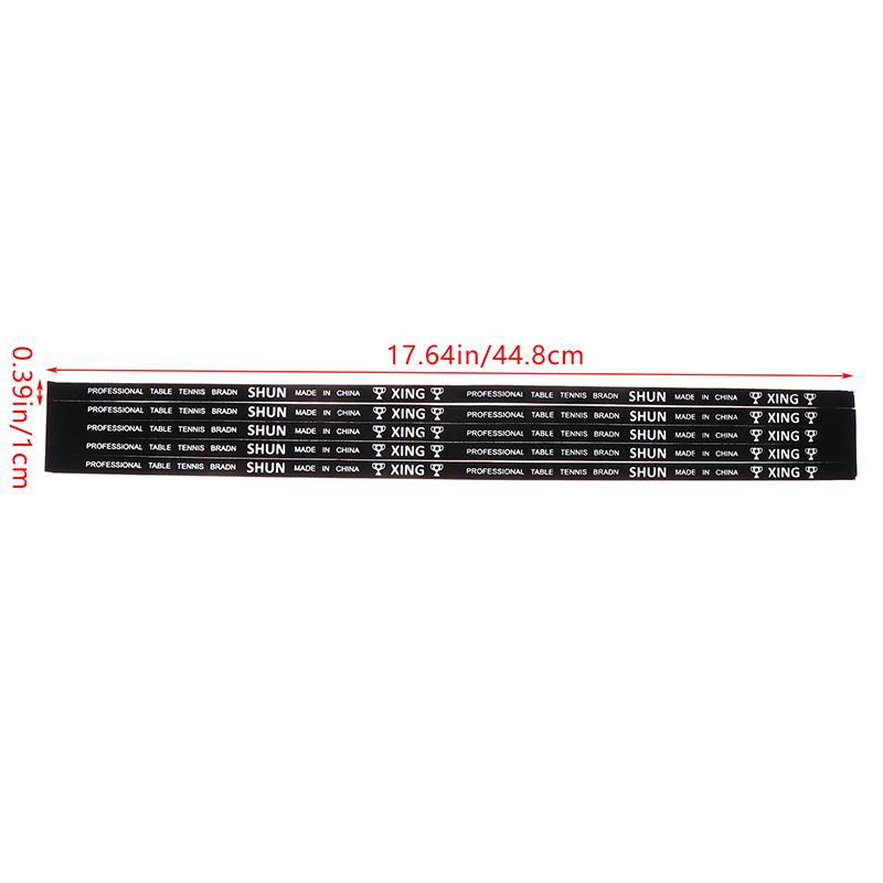 5 шт. Лента для кромки ракетки для настольного тенниса Боковая защита Лента для защиты ракетки для пинг-понга Самоклеящаяся лента для ракетки против столкновений