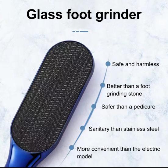 Nano Glass Foot File Callus Remover Gentle Foot Scrubber for Smooth Feet Effortless Exfoliation To Remove Hard Skin And Dead Skin Rust-proof