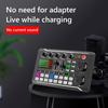 Voice Mix Console Amplifier Mixer Sound Card Console Amplifier Computer Bluetooth-Compatible Sound Card PC Live