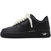 Nike Nike Air Force 1 Нескользящие Устойчивые к истиранию Низкие Скейтбордические кроссовки Унисекс Черный Белый CW2288-001(Команда91- )