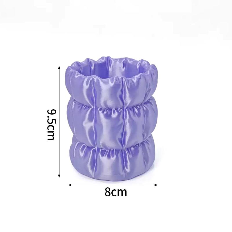 3D-печатный держатель для кистей для макияжа, вместительный держатель для ручек, 3D-печатный ящик для хранения канцелярских принадлежностей, настольные декоративные украшения