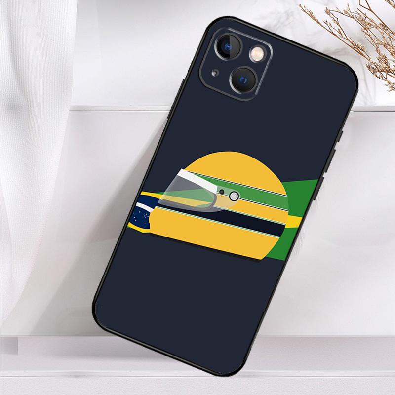 Чехол Ayrton Senna F1 для iPhone 14 16 15 Pro Max 11 12 13 Mini 7 8 Plus X XR XS MAX мягкий противоударный чехол