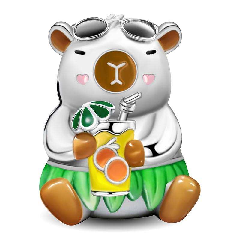 Медно-розовый фен-коала, подвеска-шарм «Оленёнок» для женщин, браслеты «Сделай сам», высококачественная персонализированная изысканная бижутерия