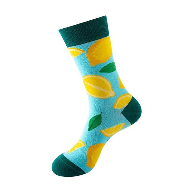 Длинные носки Fun Socks Fruit Pattern для мужчин и женщин EUR SISE 37-44