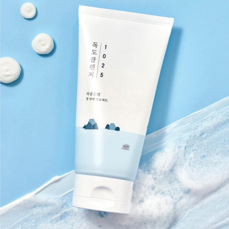 ROUND LAB 1025 DOKDO CLEANSER, успокаивающее средство, корейская косметика, Kbeauty, образец