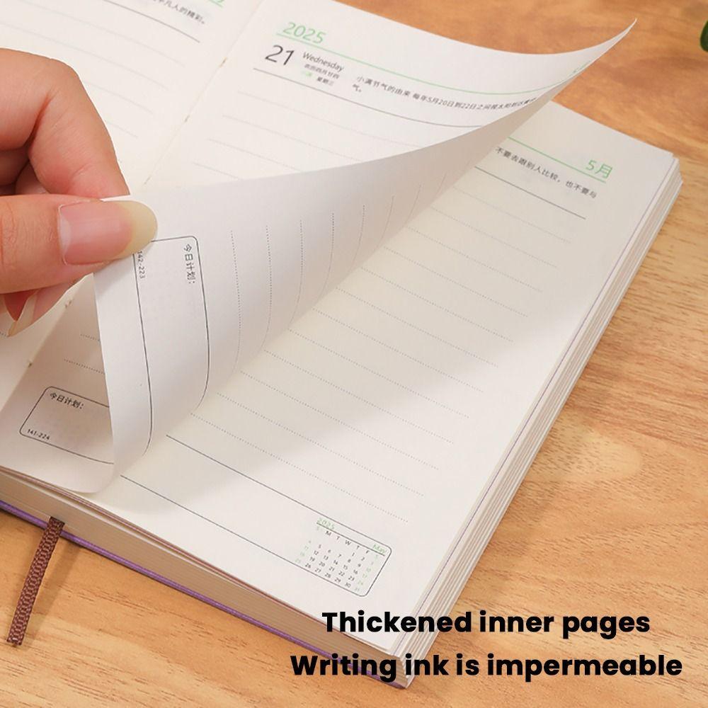 С календарем, ежедневником, еженедельным планировщиком на 365 дней, блокнотами, мини-книгой-повесткой дня на 2025 год для студентов