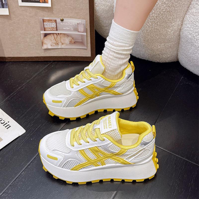 thick-soled German training shoes women's new popular shoes in 2025 women's shoes summer net shoes women's breathable mesh Forrest Gump shoes