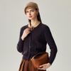 Zhaojun Women's 2025 Fall/Winter Thick Cashmere Cable Cardigan