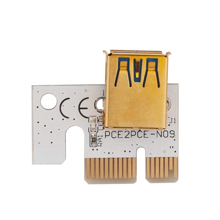 6 шт. Pci-E Express 1X To 16X Riser 010 Адаптер карты Pcie 1 к 6 4 слота Pcie порт