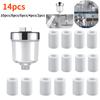 Transparent Faucet Water Purifier Shower Head Filter Shower Head 5 Micron PP Cotton Shower Filter for Kitchen Bathroom Tools