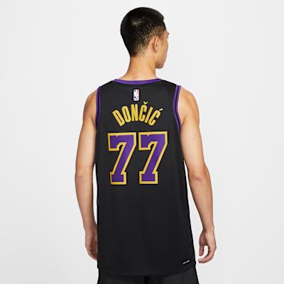 Men's Nike NBA City Edition Dri Fit Swingman Basketball Jersey Men's
