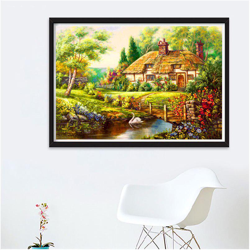 5D Алмазная картина Полный квадратный пейзаж Дом мечты Алмазная картина Алмазная вышивка Горный хрусталь