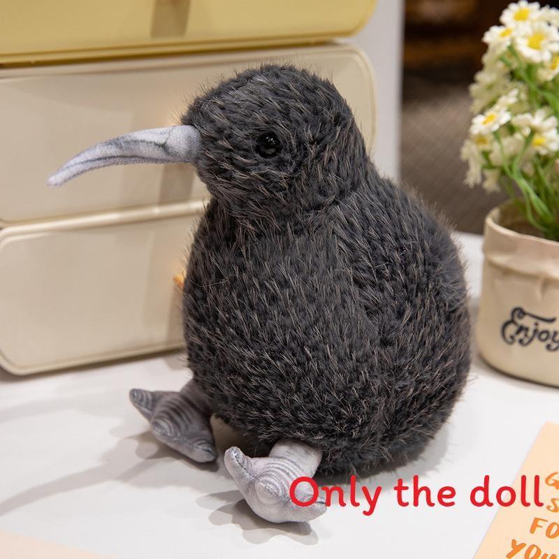 Креативная милая кукла-птица киви с длинным клювом, плюшевая игрушка для детей, украшение комнаты