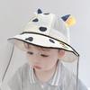Baby hat spring autumn summer epidemic prevention protective face mask baby boys girls children anti droplet bucket hat tide