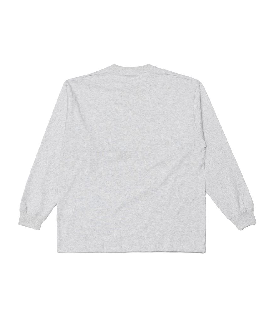BEN DAVIS White Label Wide Ls Pocket Tee Deep Aqua