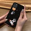 Милый Чехол для Телефона Астронавт Силикон PC+TPU Для Для IPhone 11 12 13 14 15 16 Plus Pro Max Чехол