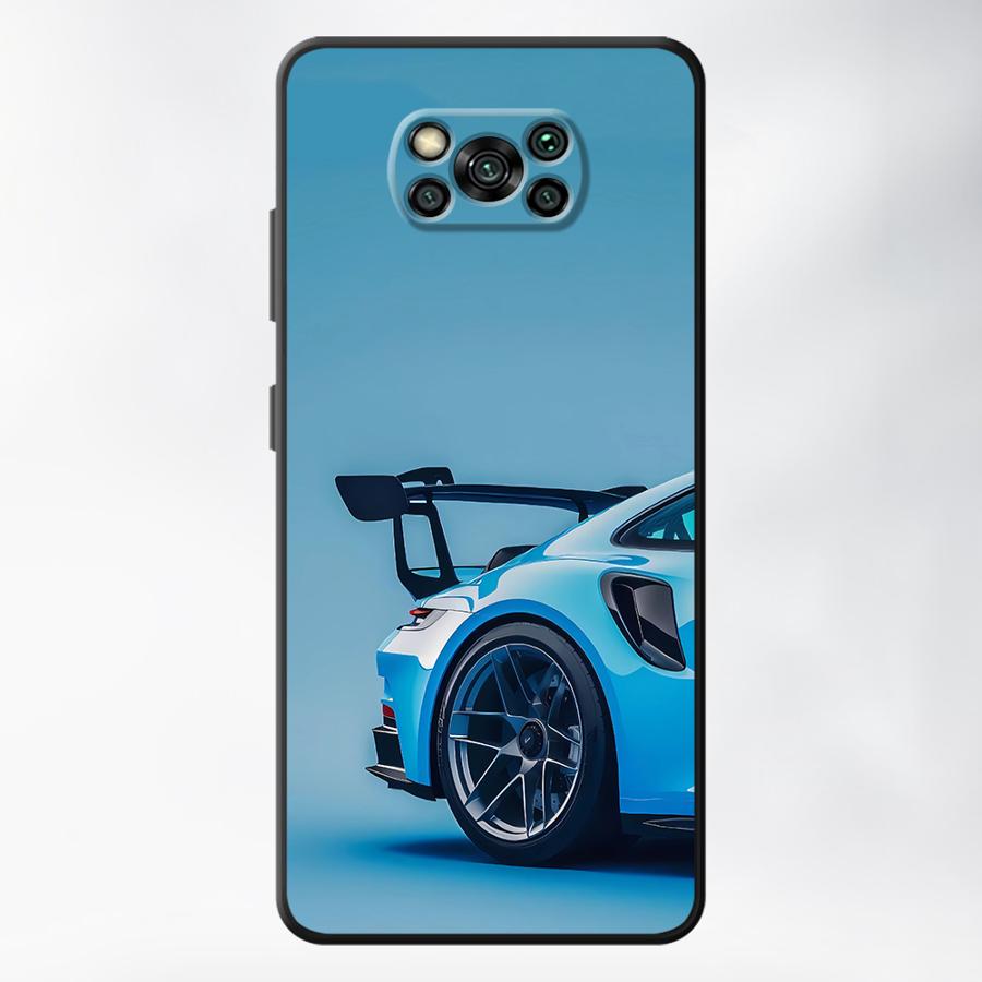 Чехол для Xiaomi Poco F8 C71 M7 Pro M3 M4 C61 F3 X7 X3 X4 X5 Pro C50 F1 C75 M5 Funda Чехол для телефона Крутая Спортивная Машина