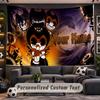Bendy and the Ink Machine Personalized Tapestry Support Custom Name, Wall Art Home Decoration