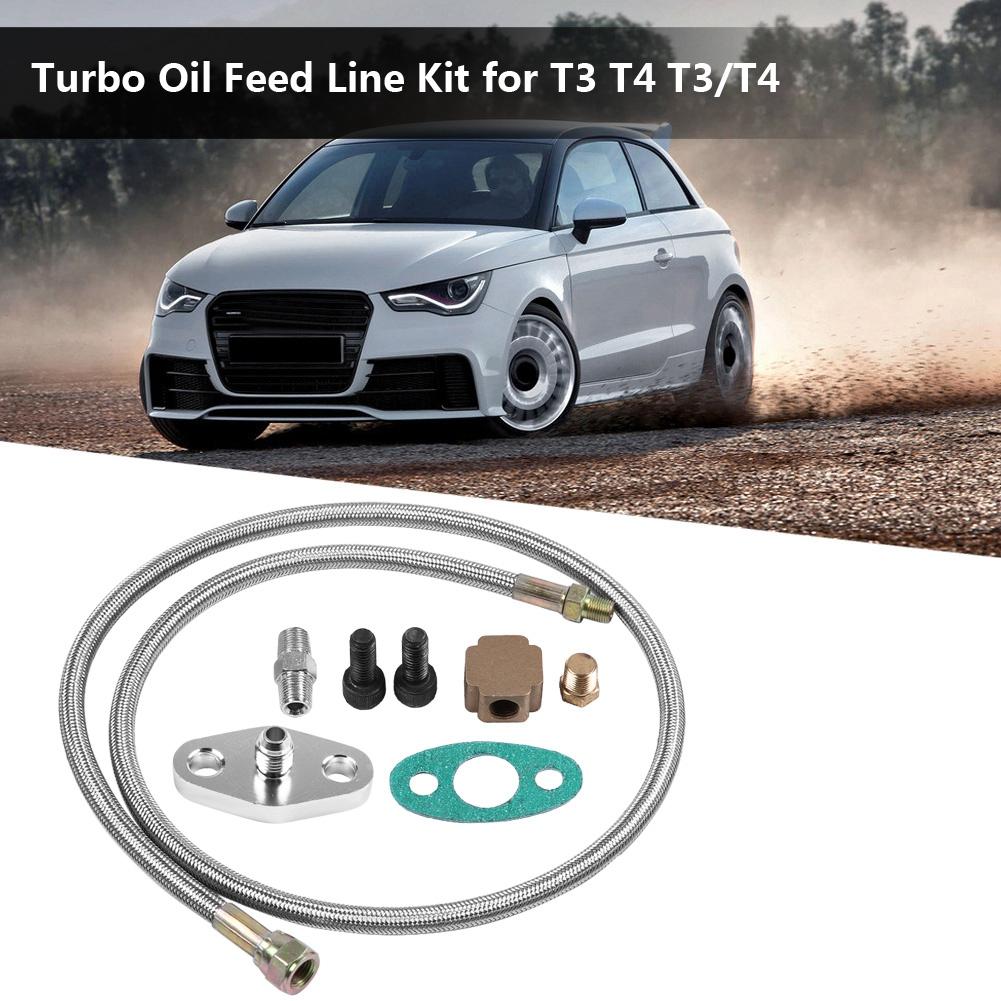 Turbo Oil Feed Line Kit Supply Complete Kit for T3 T4 T3 T4