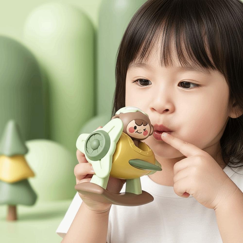 Airplane-Shaped Kids Whistle Toy Cartoon Pattern Music Toy Cute Airplane Whistle  Kids Gift