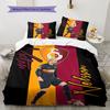 True Galatasaray Bedding Quilt Set Quilt Cover Pillowcase Home Decoration Birthday Gift (1 * Duvet Cover + 2 * Pillowcase, Without Core)