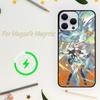 Чехол для игрового телефона Honkai Star Rail Firefly для iPhone 15 14 13 12 11 Plus Pro Max Magsafe с магнитной беспроводной зарядкой