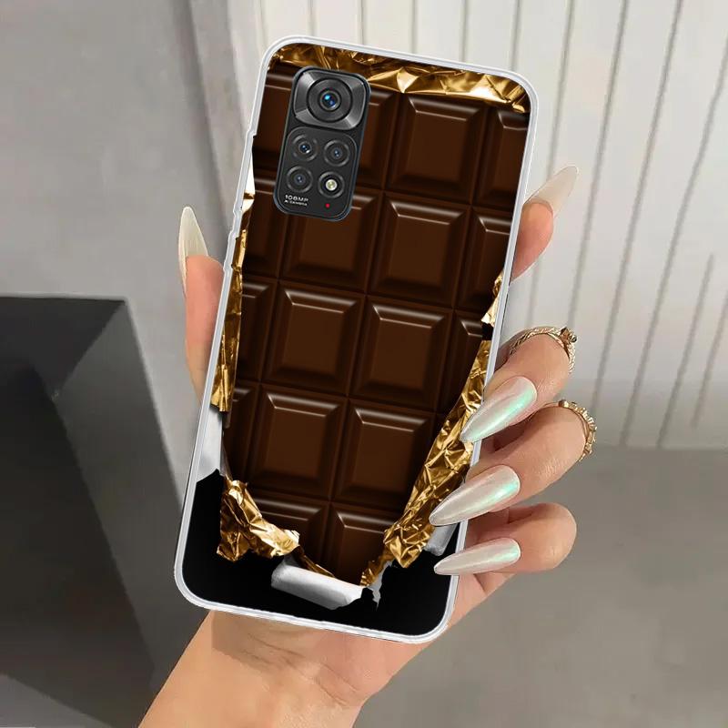 Food Fries Beer Cheese Sushi Cookie Phone Case for Xiaomi Redmi Note 15 14 14S 13 12S 12 Pro 11S 11 Plus 11T 11E 10S Soft Funda
