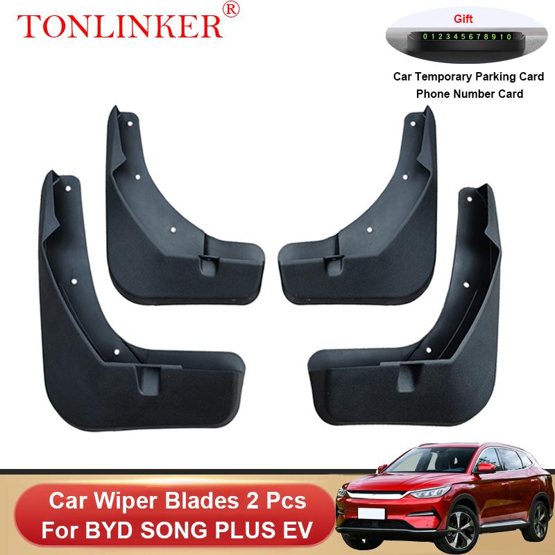 TONLINKER Car Mudguard For BYD SONG PLUS DM-i EV 2022 2023- Front Rear Mudguards Splash Guards Fender Mudflaps