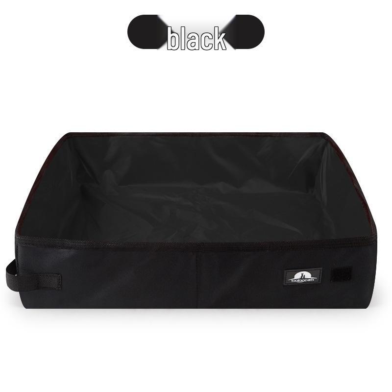 Portable Waterproof Foldable Cat Litter Box - Practical Oxford Cloth Design