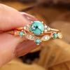 Women's High-end Niche Set Rings, European and American Fashion Rings, Middle Eastern Luxury Set Rings, Vintage Wedding and Engagement Rings. Minor