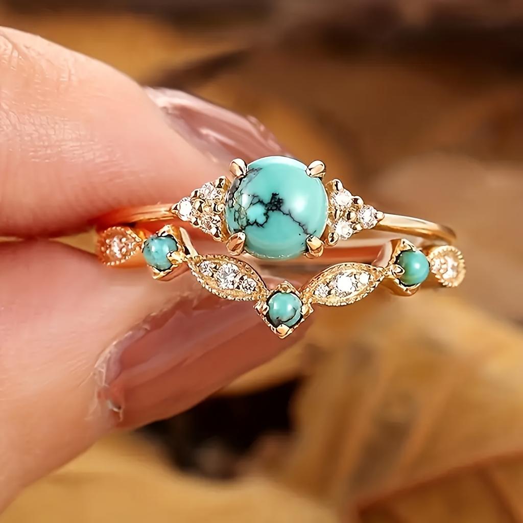Women's High-end Niche Set Ring with European and American Fashion Ring, Middle Eastern Luxury Set Ring, Vintage Wedding and Engagement Ring, Low Pric
